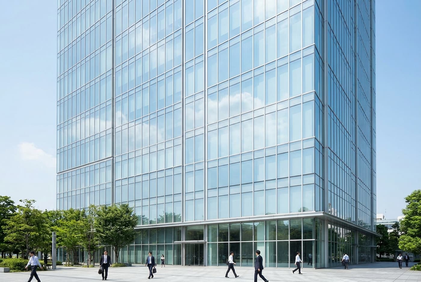 Großflächen-Fensterreinigung Gewerbe – Inamclean